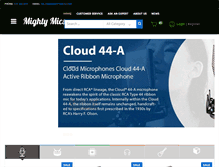 Tablet Screenshot of mightymics.com